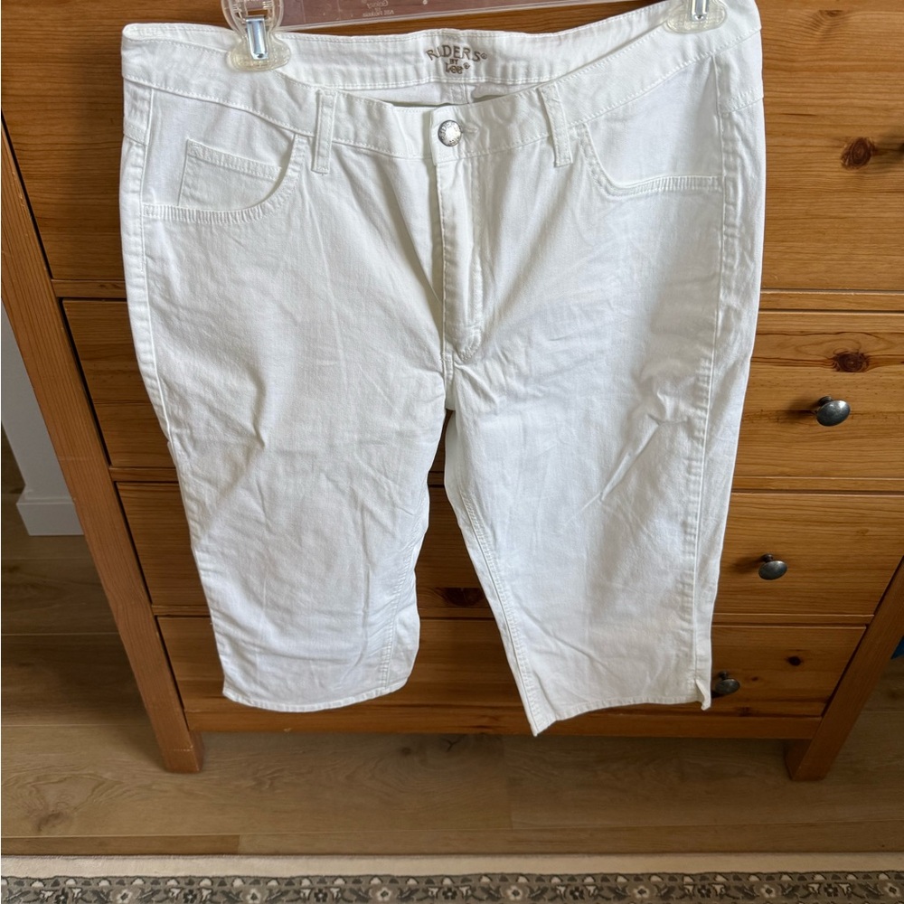 Lee White Riders Capri Pants